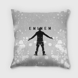 Подушка квадратная EMINEM, цвет: 3D-принт