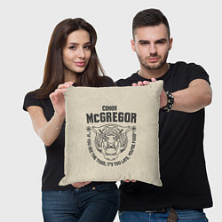 Подушка квадратная Conor McGregor, цвет: 3D-принт — фото 2