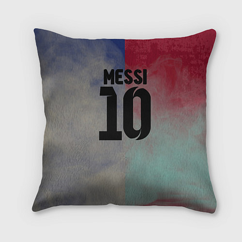 Подушка квадратная Messi / 3D-принт – фото 2