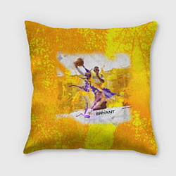 Подушка квадратная Kobe Bryant, цвет: 3D-принт