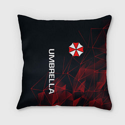 Подушка квадратная UMBRELLA CORP, цвет: 3D-принт