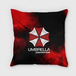 Подушка квадратная UMBRELLA CORP, цвет: 3D-принт