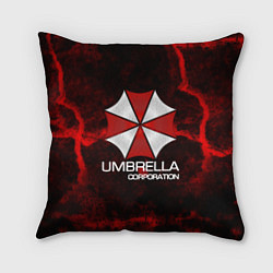 Подушка квадратная UMBRELLA CORP, цвет: 3D-принт