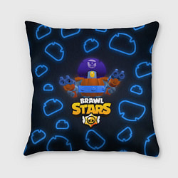 Подушка квадратная Brawl Stars Darryl, цвет: 3D-принт