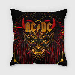 Подушка квадратная ACDC, цвет: 3D-принт