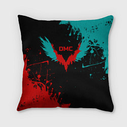 Подушка квадратная DMC, цвет: 3D-принт