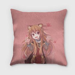 Подушка квадратная Raphtalia, цвет: 3D-принт