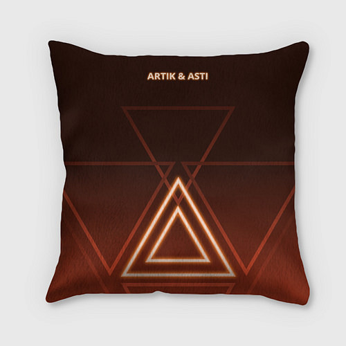 Подушка квадратная Artik & Asti / 3D-принт – фото 2