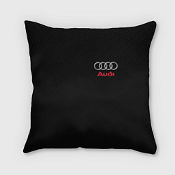 Подушка квадратная AUDI, цвет: 3D-принт