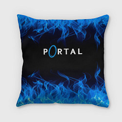 Подушка квадратная PORTAL, цвет: 3D-принт