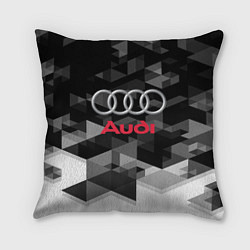 Подушка квадратная AUDI, цвет: 3D-принт