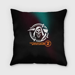 Подушка квадратная The Division 2 Logo, цвет: 3D-принт