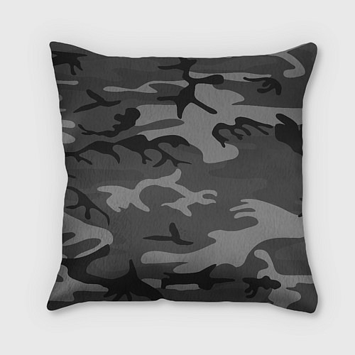 Подушка квадратная Военный камуфляж / 3D-принт – фото 2