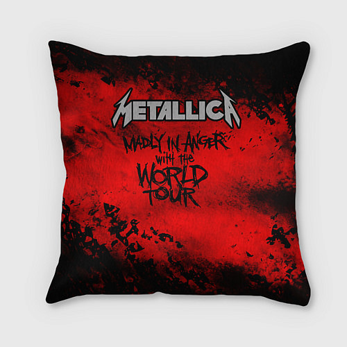 Подушка квадратная Metallica / 3D-принт – фото 2