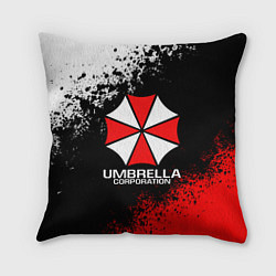 Подушка квадратная RESIDENT EVIL UMBRELLA, цвет: 3D-принт