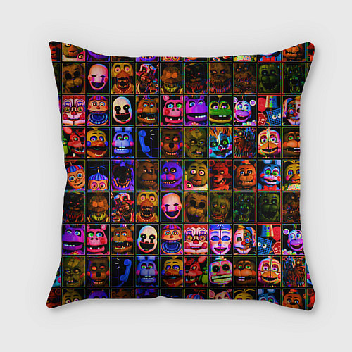 Подушка квадратная Five Nights At Freddy's / 3D-принт – фото 2