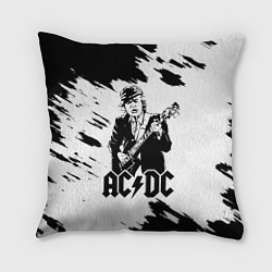 Подушка квадратная ACDC, цвет: 3D-принт