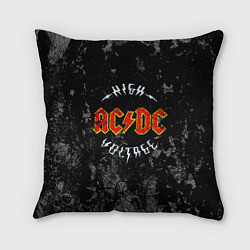 Подушка квадратная ACDC, цвет: 3D-принт