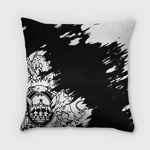 Подушка квадратная Автограф Фредди Меркьюри / 3D-принт – фото 2