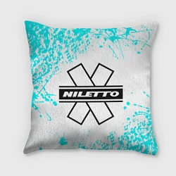 Подушка квадратная NILETTO, цвет: 3D-принт