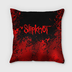 Подушка квадратная Slipknot 9, цвет: 3D-принт