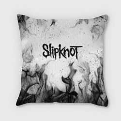 Подушка квадратная SLIPKNOT, цвет: 3D-принт