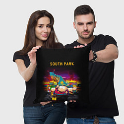 Подушка квадратная Южный Парк, цвет: 3D-принт — фото 2