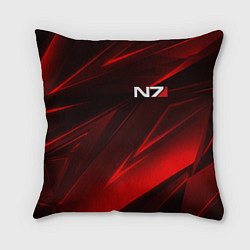Подушка квадратная MASS EFFECT N7, цвет: 3D-принт