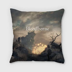 Подушка квадратная Bloodborne, цвет: 3D-принт