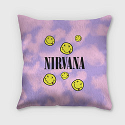 Подушка квадратная NIRVANA, цвет: 3D-принт