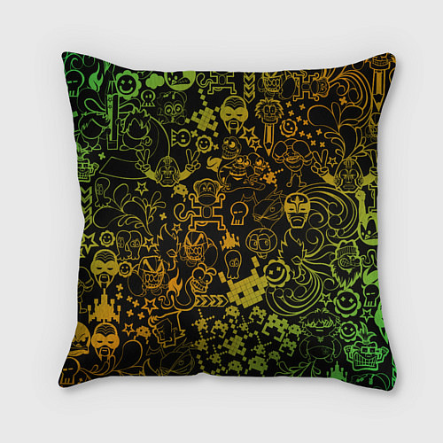 Подушка квадратная Игры / 3D-принт – фото 2