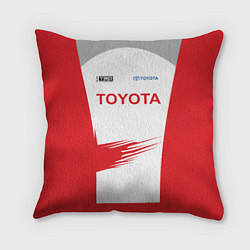Подушка квадратная Toyota Driver, цвет: 3D-принт