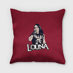 Подушка квадратная Louna, цвет: 3D-принт