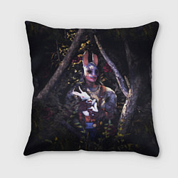 Подушка квадратная Dead by Daylight, цвет: 3D-принт