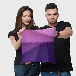 Подушка квадратная Пикси, цвет: 3D-принт — фото 2