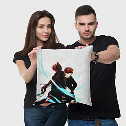 Подушка квадратная БАШНЯ БОГА, цвет: 3D-принт — фото 2