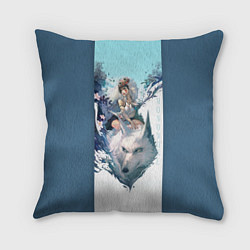 Подушка квадратная Mononoke, цвет: 3D-принт