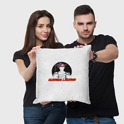 Подушка квадратная Камина Гуррен Лаганн, цвет: 3D-принт — фото 2