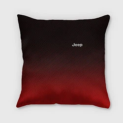 Подушка квадратная Jeep спина Z, цвет: 3D-принт
