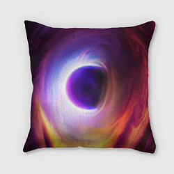 Подушка квадратная ЧЁРНАЯ ДЫРА, цвет: 3D-принт