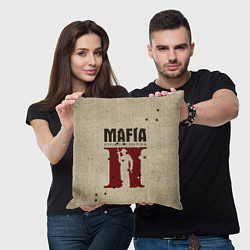 Подушка квадратная Mafia 2, цвет: 3D-принт — фото 2
