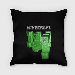 Подушка квадратная MINECRAFT CREEPER, цвет: 3D-принт