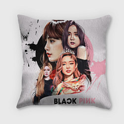 Подушка квадратная Blackpink, цвет: 3D-принт