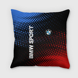 Подушка квадратная BMW SPORT, цвет: 3D-принт
