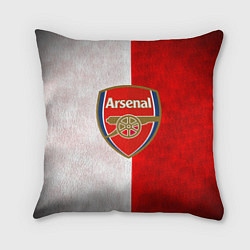 Подушка квадратная FC Arsenal 3D, цвет: 3D-принт