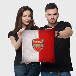 Подушка квадратная FC Arsenal 3D, цвет: 3D-принт — фото 2