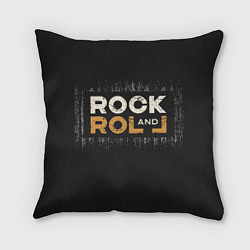 Подушка квадратная Rock and Roll Z, цвет: 3D-принт