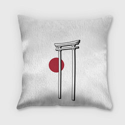 Подушка квадратная Япония Тории Z, цвет: 3D-принт