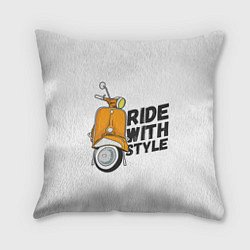 Подушка квадратная RIDE WITH STYLE Z