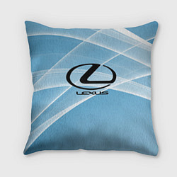 Подушка квадратная Lexus, цвет: 3D-принт